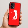 כיסוי בעיצוב אישי עם השם שלך לדגם - Realme 16 Pro 5G בעיצוב שחקן גולף