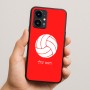כיסוי בעיצוב אישי עם השם שלך לדגם - Realme 16 Pro 5G בעיצוב כדור כדורעף