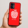 כיסוי בעיצוב אישי עם השם שלך לדגם - Realme 16 Pro 5G בעיצוב הדפס תפוח