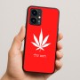 כיסוי בעיצוב אישי עם השם שלך לדגם - Realme 16 Pro 5G בעיצוב עלה מריחואנה - גראס