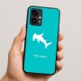 כיסוי בעיצוב אישי עם השם שלך לדגם - Realme 16 Pro 5G בעיצוב כריש ראש פטיש