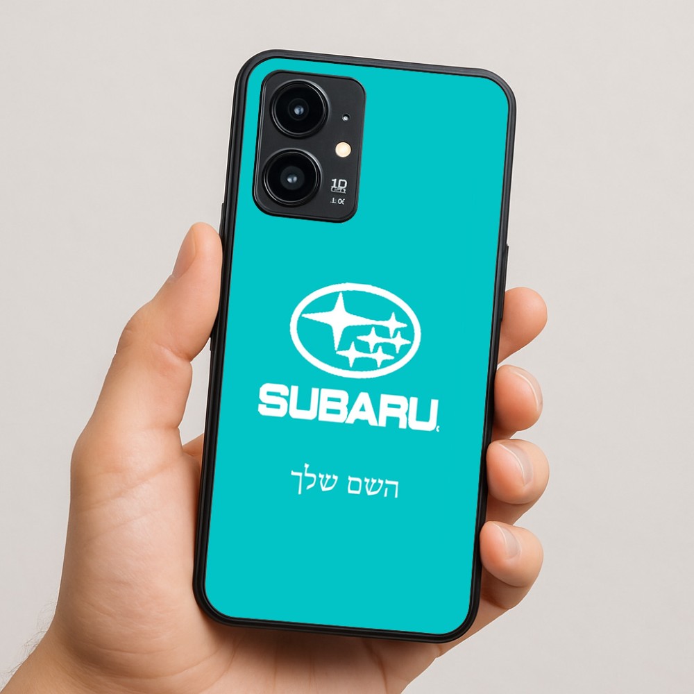 כיסוי בעיצוב אישי עם השם שלך לדגם - Realme 16 Pro 5G בעיצוב סובארו