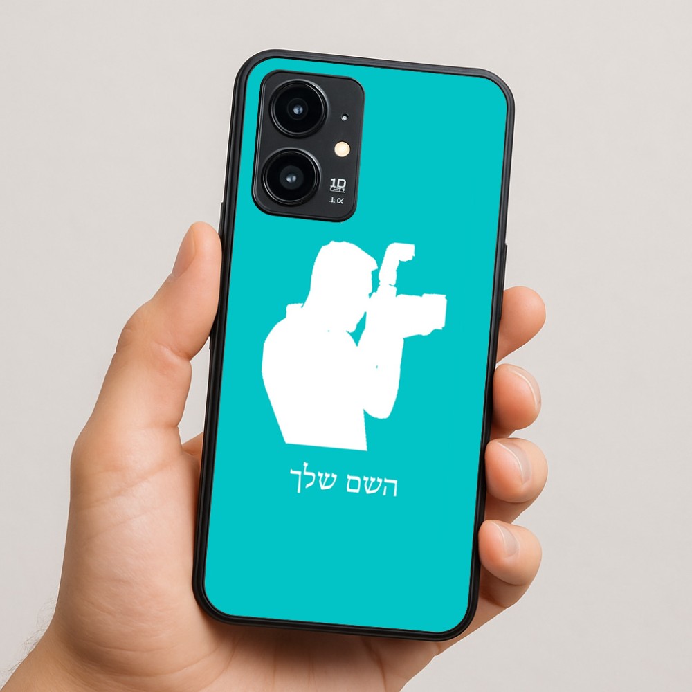 כיסוי בעיצוב אישי עם השם שלך לדגם - Realme 16 Pro 5G בעיצוב צלם - גברים