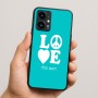 כיסוי בעיצוב אישי עם השם שלך לדגם - Realme 16 Pro 5G בעיצוב אהבה