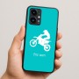 כיסוי בעיצוב אישי עם השם שלך לדגם - Realme 16 Pro 5G בעיצוב מוטוקרוס