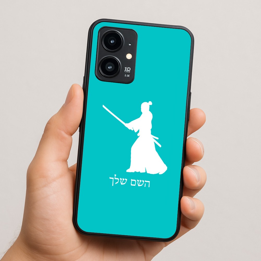 כיסוי בעיצוב אישי עם השם שלך לדגם - Realme 16 Pro 5G בעיצוב סמוראי