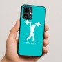 כיסוי בעיצוב אישי עם השם שלך לדגם - Realme 16 Pro 5G בעיצוב הרמת משקולות