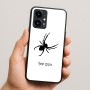 כיסוי בעיצוב אישי עם השם שלך לדגם - Realme 16 Pro 5G בעיצוב עכביש