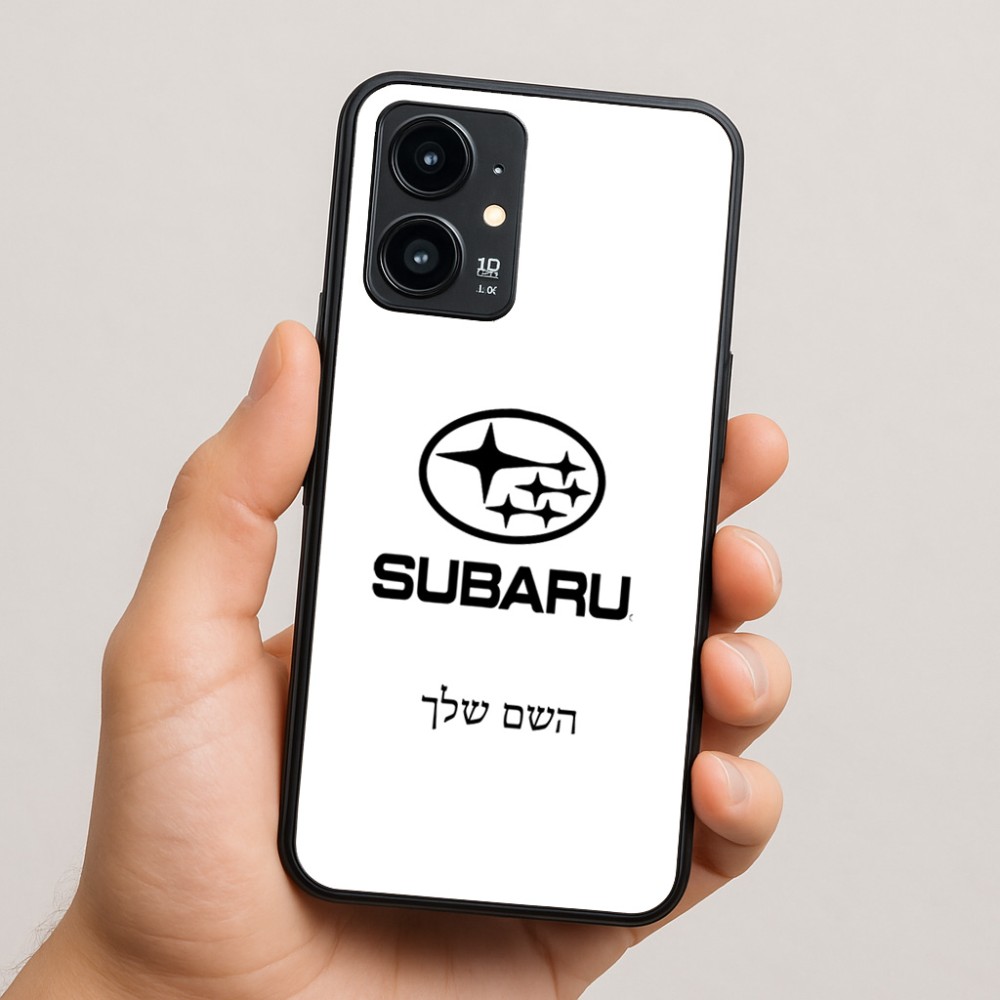 כיסוי בעיצוב אישי עם השם שלך לדגם - Realme 16 Pro 5G בעיצוב סובארו