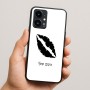 כיסוי בעיצוב אישי עם השם שלך לדגם - Realme 16 Pro 5G בעיצוב שפתיים - נשיקה