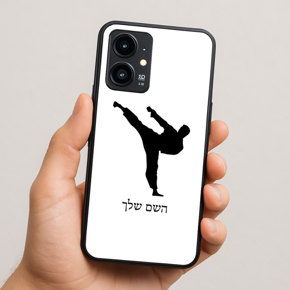 כיסוי בעיצוב אישי עם השם שלך לדגם - Realme 16 Pro 5G בעיצוב קרטה