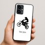 כיסוי בעיצוב אישי עם השם שלך לדגם - Realme 16 Pro 5G בעיצוב מוטוקרוס