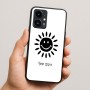 כיסוי בעיצוב אישי עם השם שלך לדגם - Realme 16 Pro 5G בעיצוב שמש