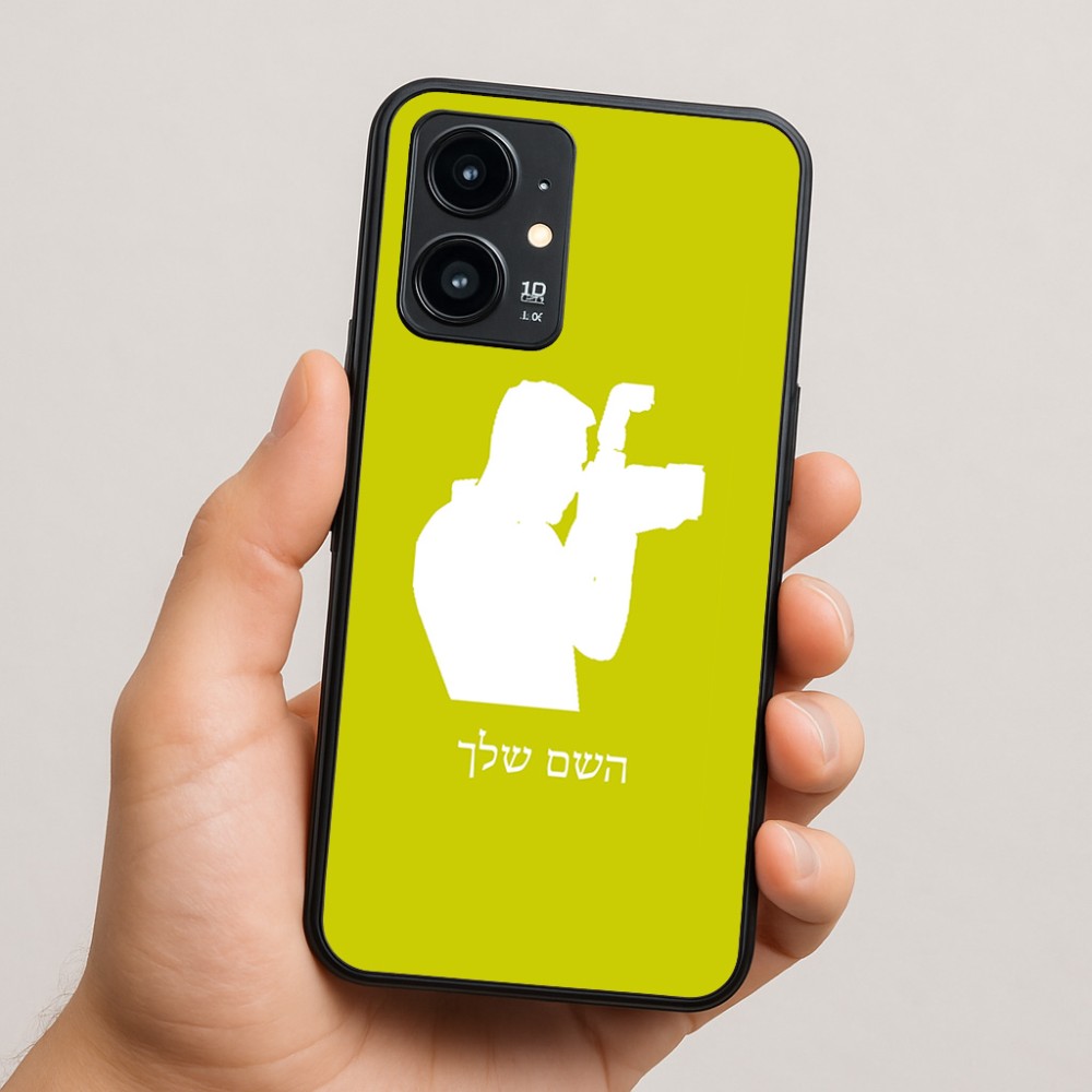 כיסוי בעיצוב אישי עם השם שלך לדגם - Realme 16 Pro 5G בעיצוב צלם - גברים
