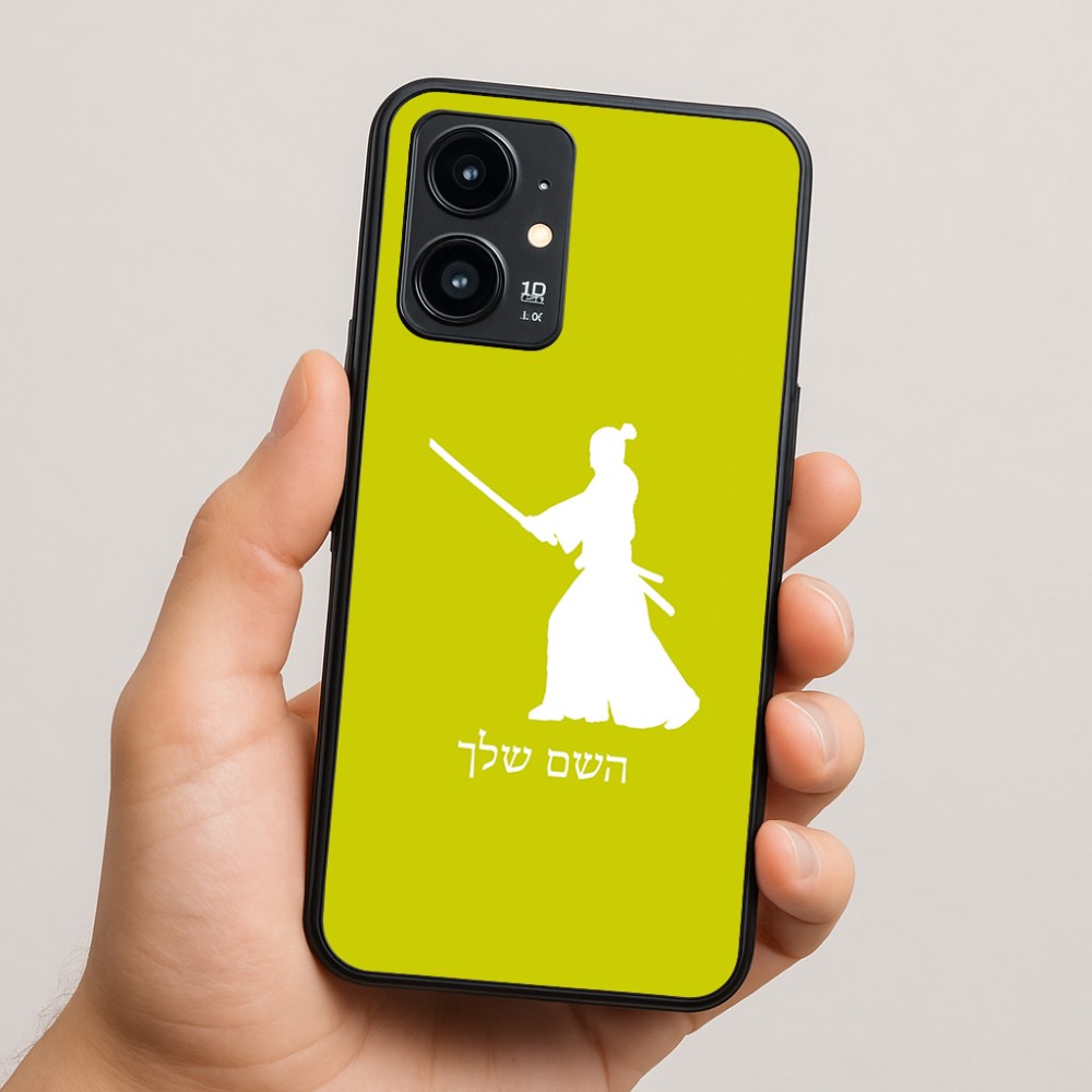 כיסוי בעיצוב אישי עם השם שלך לדגם - Realme 16 Pro 5G בעיצוב סמוראי