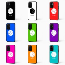 כיסוי בעיצוב אישי עם השם שלך לדגם - Realme 16 Pro+ 5G בעיצוב כדור כדורעף