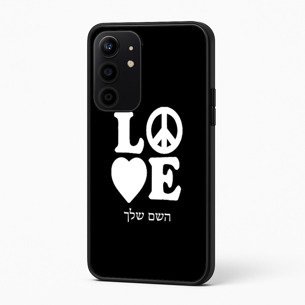 כיסוי בעיצוב אישי עם השם שלך לדגם - Realme 16 Pro+ 5G בעיצוב אהבה