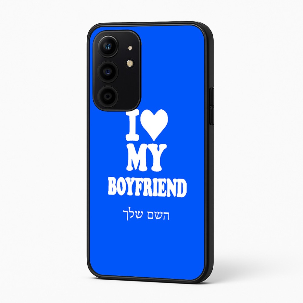 כיסוי בעיצוב אישי עם השם שלך לדגם - Realme 16 Pro+ 5G בעיצוב אוהבת את החבר שלי