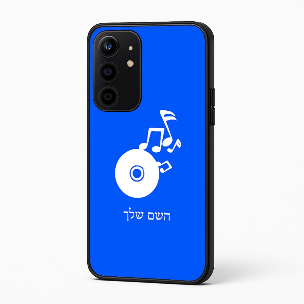 כיסוי בעיצוב אישי עם השם שלך לדגם - Realme 16 Pro+ 5G בעיצוב תקליטור - אזור מוזיקה