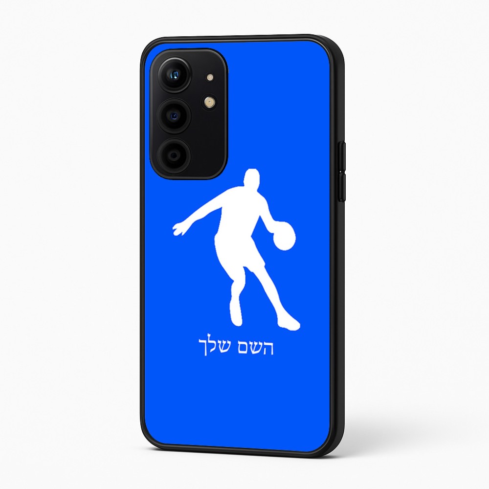 כיסוי בעיצוב אישי עם השם שלך לדגם - Realme 16 Pro+ 5G בעיצוב שחקן כדורסל
