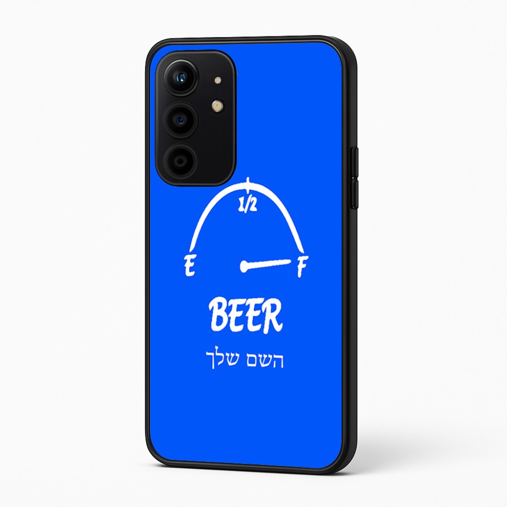 כיסוי בעיצוב אישי עם השם שלך לדגם - Realme 16 Pro+ 5G בעיצוב מיכל של בירה