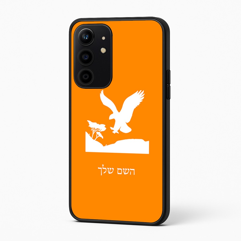 כיסוי בעיצוב אישי עם השם שלך לדגם - Realme 16 Pro+ 5G בעיצוב נשר אמריקאי