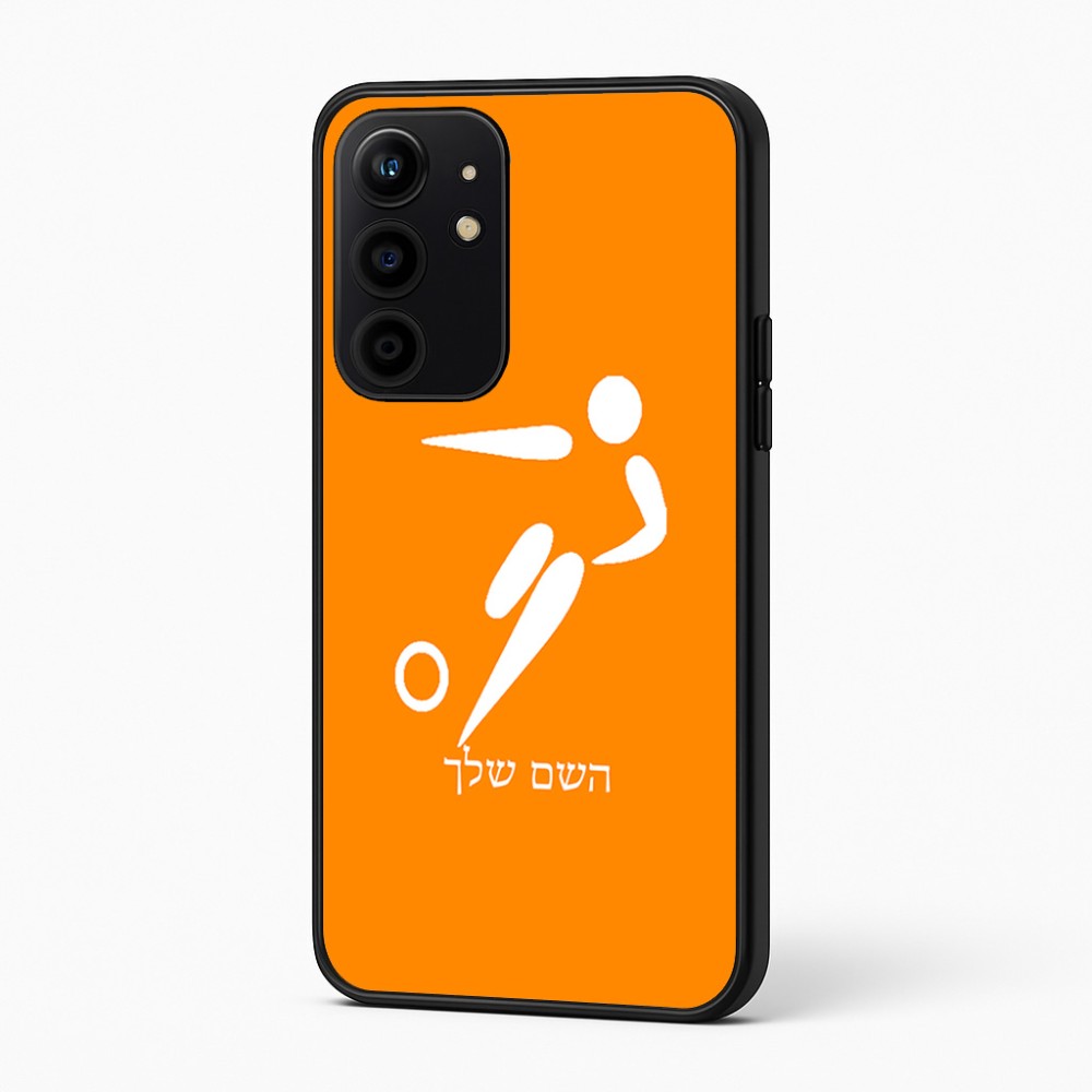 כיסוי בעיצוב אישי עם השם שלך לדגם - Realme 16 Pro+ 5G בעיצוב כדורגל אולימפי