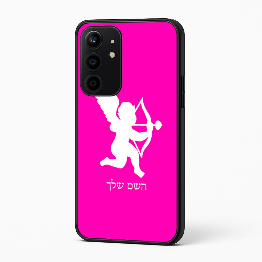 כיסוי בעיצוב אישי עם השם שלך לדגם - Realme 16 Pro+ 5G בעיצוב קופידון