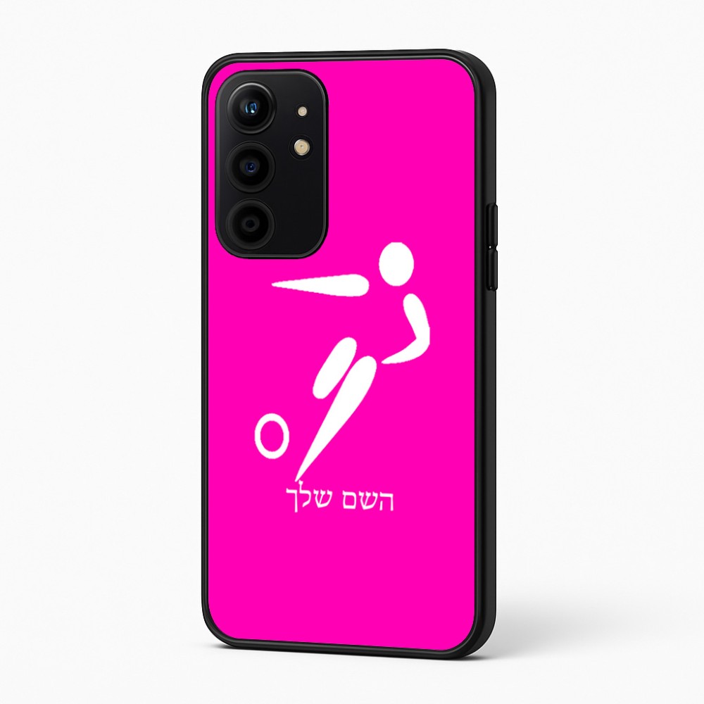 כיסוי בעיצוב אישי עם השם שלך לדגם - Realme 16 Pro+ 5G בעיצוב כדורגל אולימפי