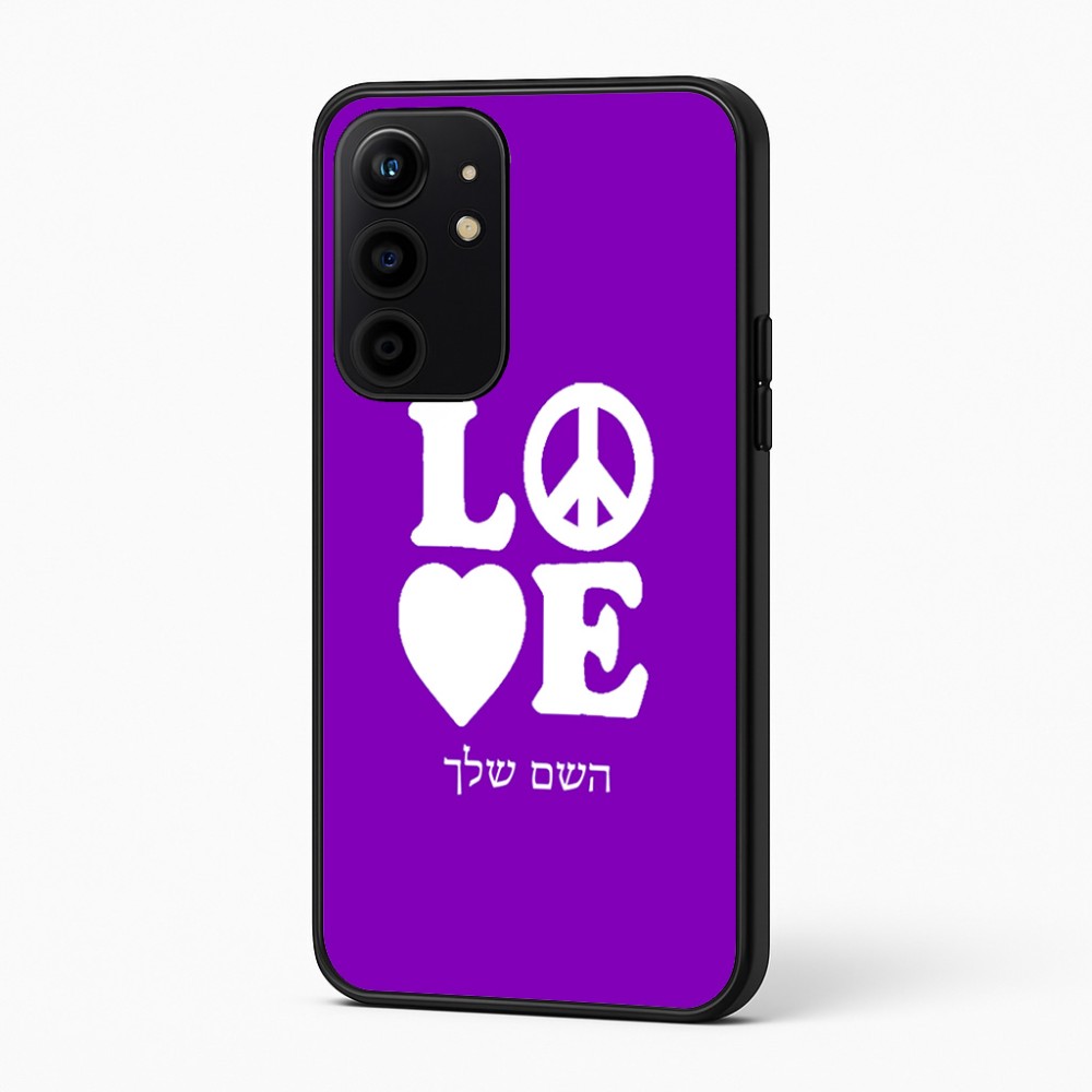 כיסוי בעיצוב אישי עם השם שלך לדגם - Realme 16 Pro+ 5G בעיצוב אהבה