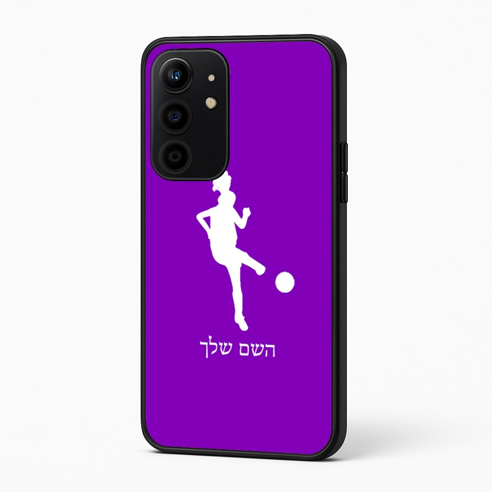 כיסוי בעיצוב אישי עם השם שלך לדגם - Realme 16 Pro+ 5G בעיצוב שחקנית כדורגל - אישה