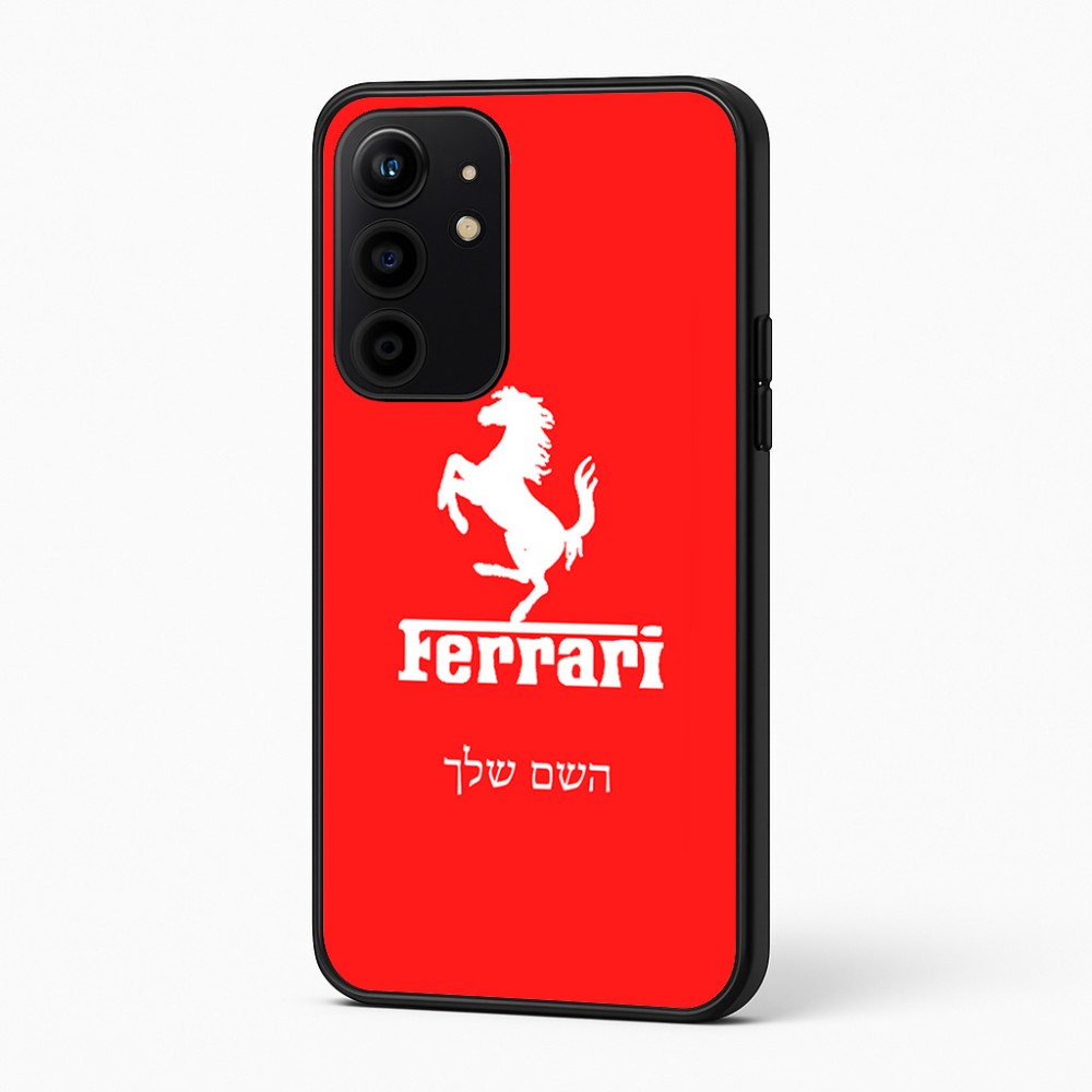כיסוי בעיצוב אישי עם השם שלך לדגם - Realme 16 Pro+ 5G בעיצוב פרארי