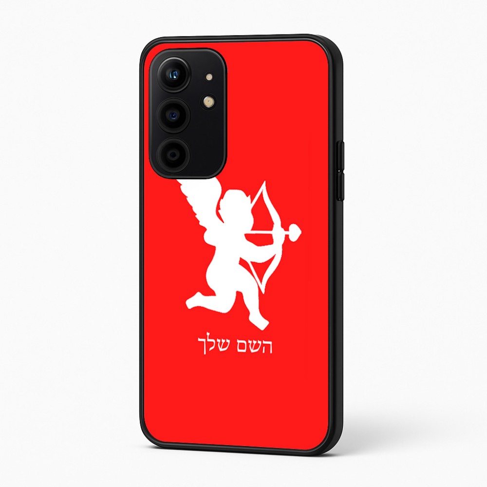 כיסוי בעיצוב אישי עם השם שלך לדגם - Realme 16 Pro+ 5G בעיצוב קופידון