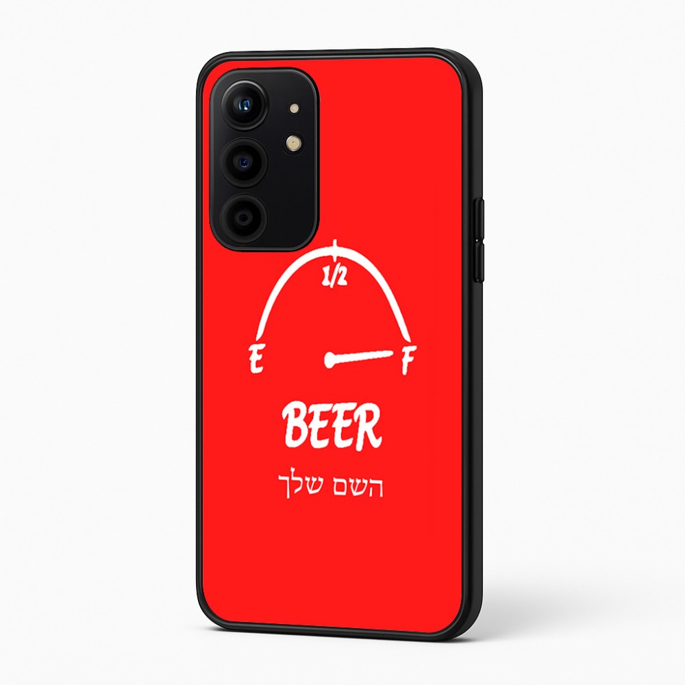 כיסוי בעיצוב אישי עם השם שלך לדגם - Realme 16 Pro+ 5G בעיצוב מיכל של בירה