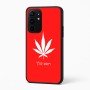 כיסוי בעיצוב אישי עם השם שלך לדגם - Realme 16 Pro+ 5G בעיצוב עלה מריחואנה - גראס