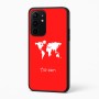 כיסוי בעיצוב אישי עם השם שלך לדגם - Realme 16 Pro+ 5G בעיצוב מפת העולם