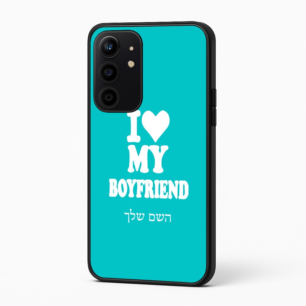 כיסוי בעיצוב אישי עם השם שלך לדגם - Realme 16 Pro+ 5G בעיצוב אוהבת את החבר שלי