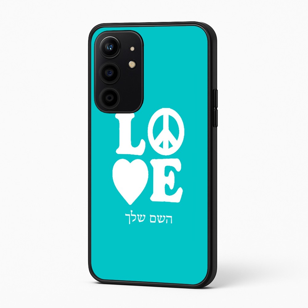 כיסוי בעיצוב אישי עם השם שלך לדגם - Realme 16 Pro+ 5G בעיצוב אהבה