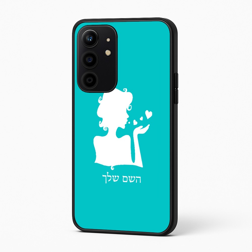 כיסוי בעיצוב אישי עם השם שלך לדגם - Realme 16 Pro+ 5G בעיצוב אהבת נשים