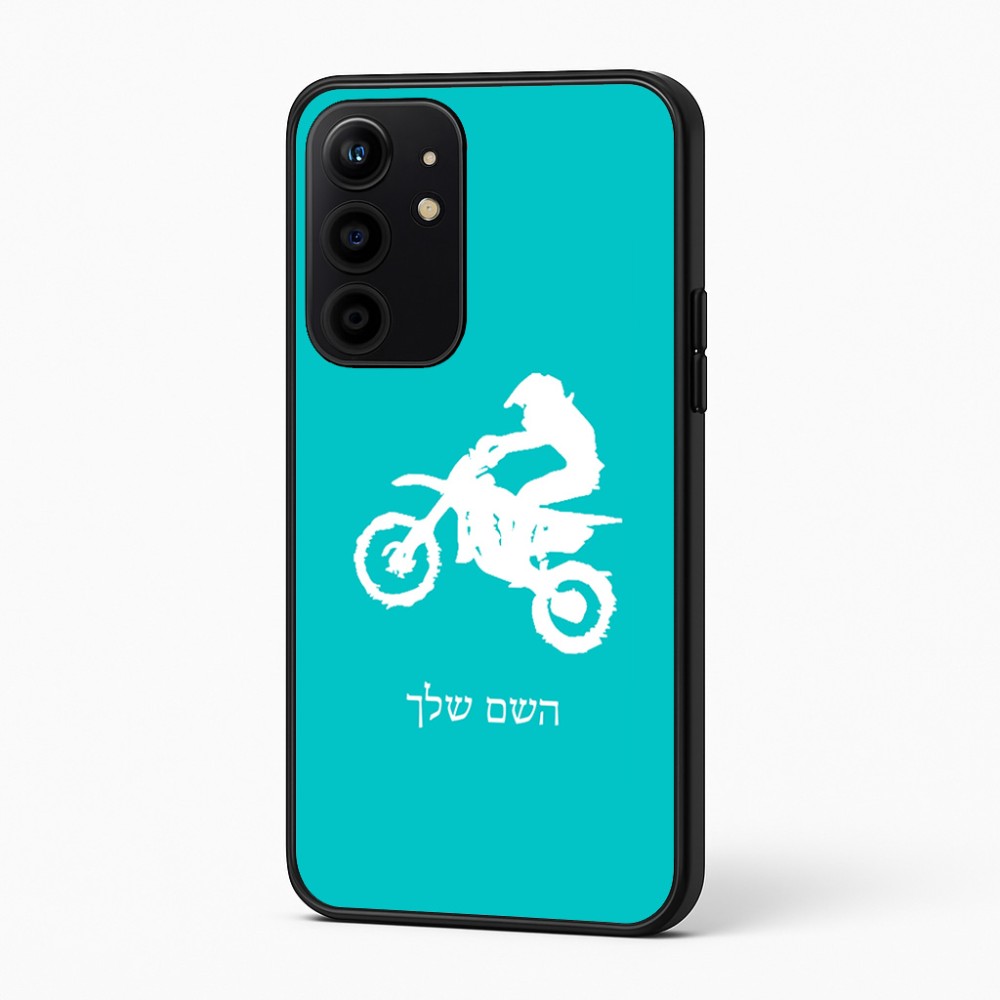 כיסוי בעיצוב אישי עם השם שלך לדגם - Realme 16 Pro+ 5G בעיצוב מוטוקרוס