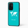 כיסוי בעיצוב אישי עם השם שלך לדגם - Realme 16 Pro+ 5G בעיצוב מפת העולם