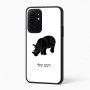 כיסוי בעיצוב אישי עם השם שלך לדגם - Realme 16 Pro+ 5G בעיצוב קרנף