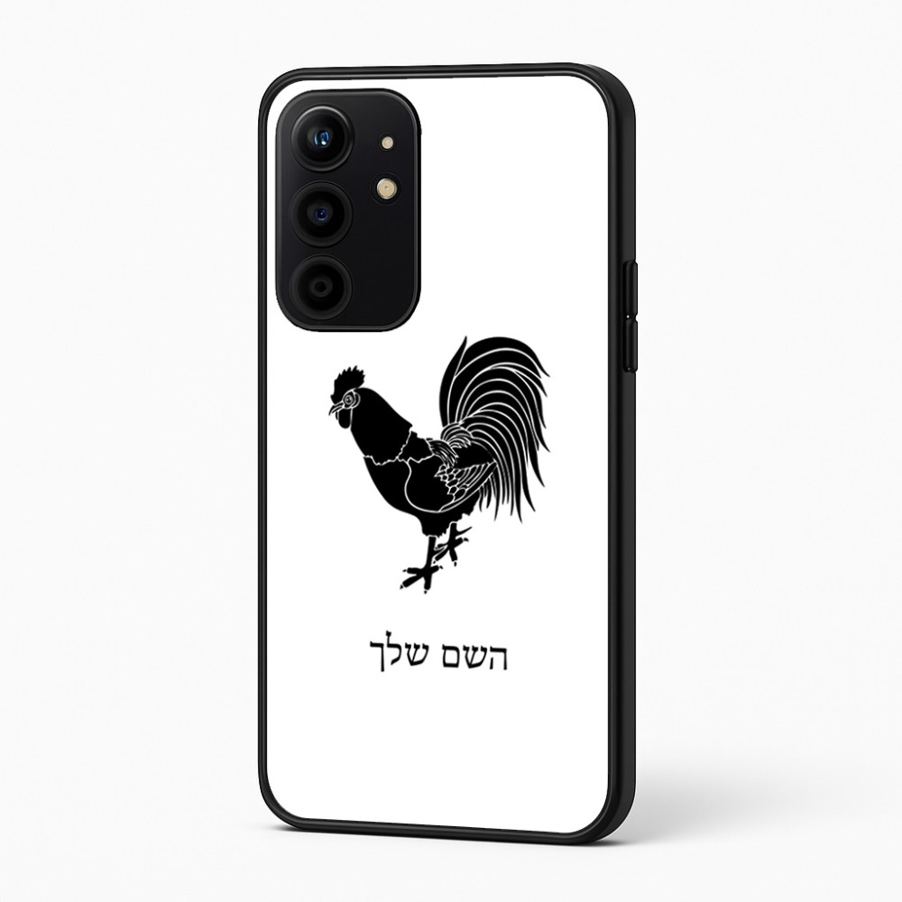 כיסוי בעיצוב אישי עם השם שלך לדגם - Realme 16 Pro+ 5G בעיצוב תרנגול