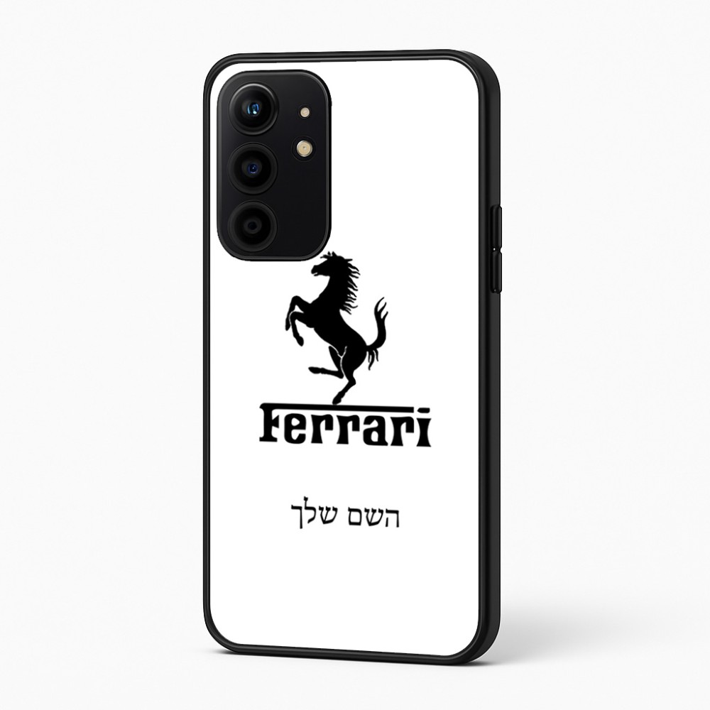 כיסוי בעיצוב אישי עם השם שלך לדגם - Realme 16 Pro+ 5G בעיצוב פרארי