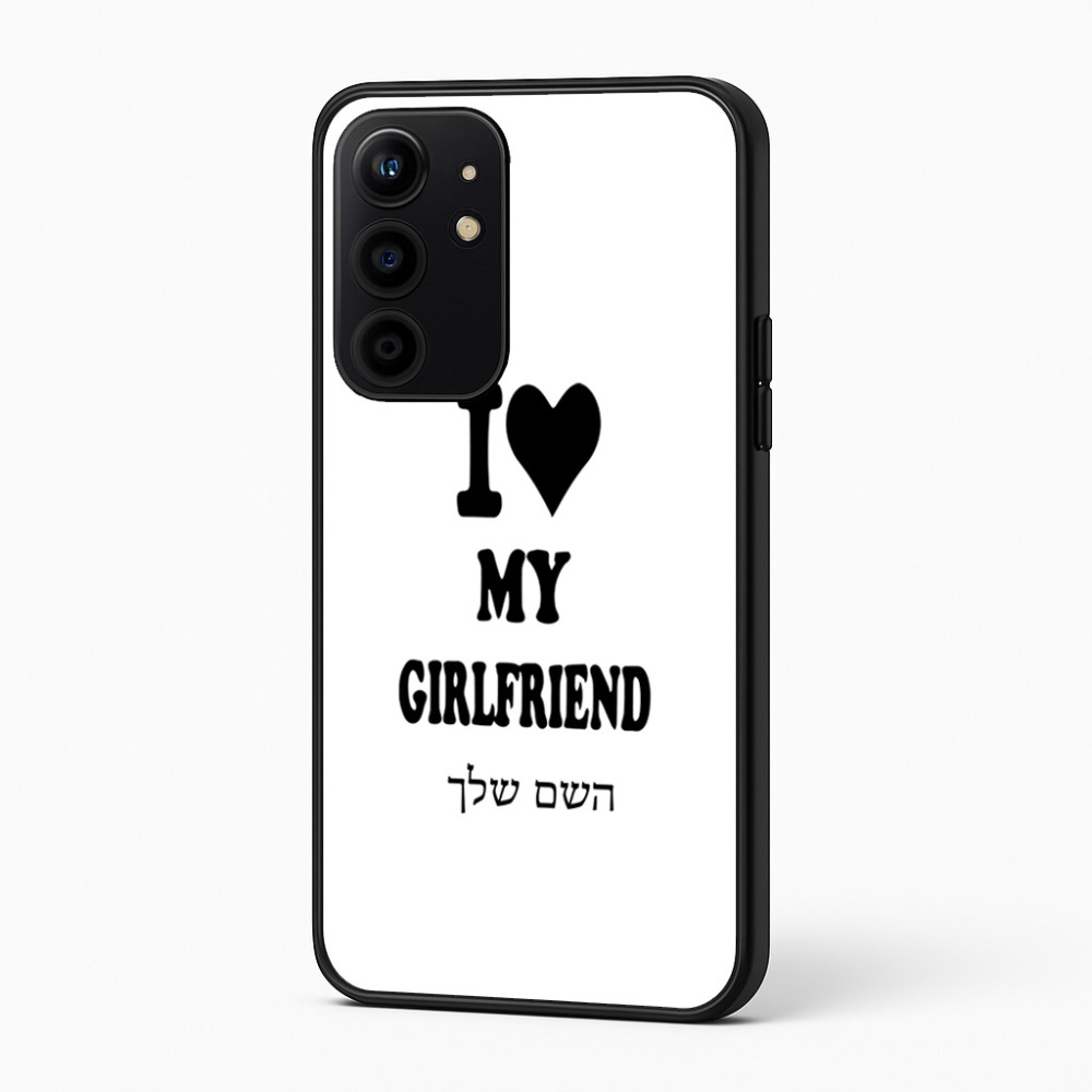 כיסוי בעיצוב אישי עם השם שלך לדגם - Realme 16 Pro+ 5G בעיצוב אוהב את החברה שלי
