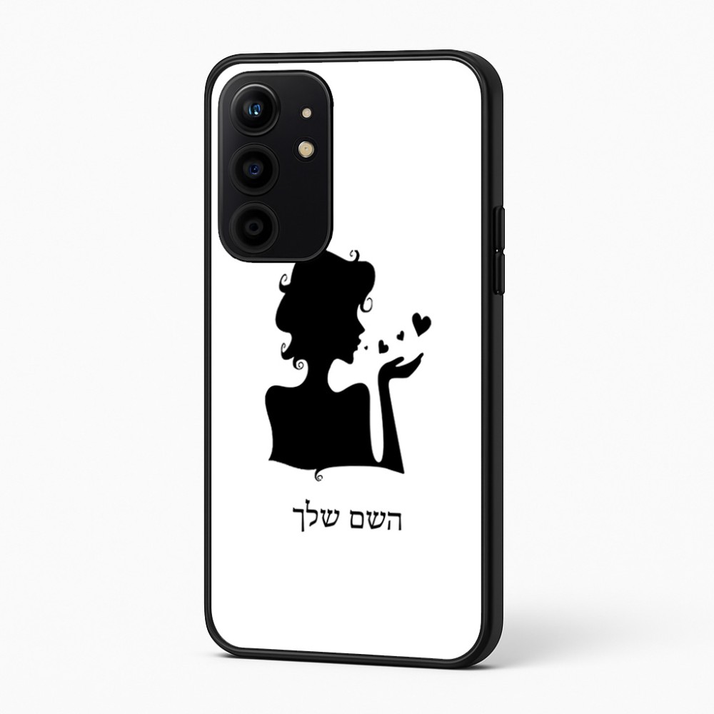 כיסוי בעיצוב אישי עם השם שלך לדגם - Realme 16 Pro+ 5G בעיצוב אהבת נשים