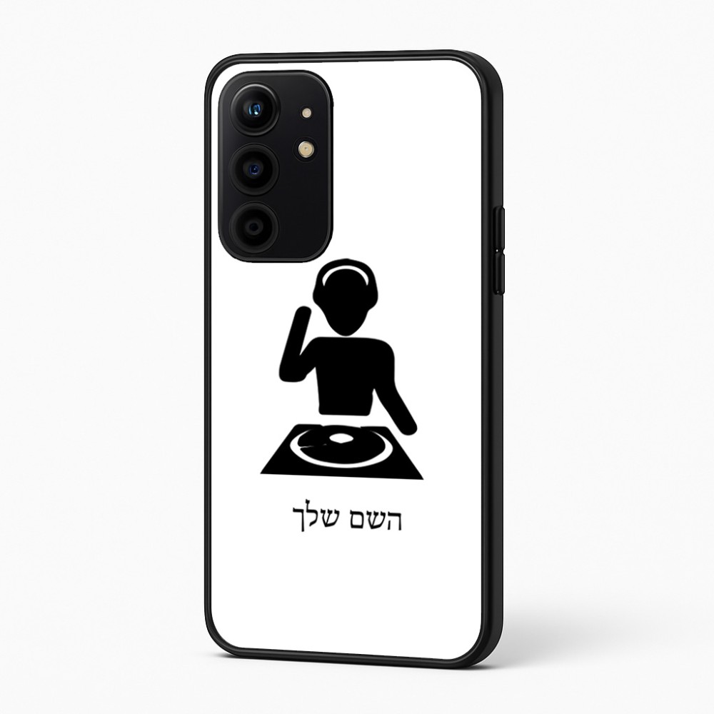כיסוי בעיצוב אישי עם השם שלך לדגם - Realme 16 Pro+ 5G בעיצוב אזור מוזיקה של די ג'יי