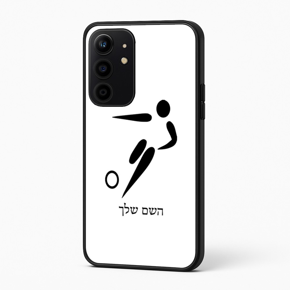 כיסוי בעיצוב אישי עם השם שלך לדגם - Realme 16 Pro+ 5G בעיצוב כדורגל אולימפי