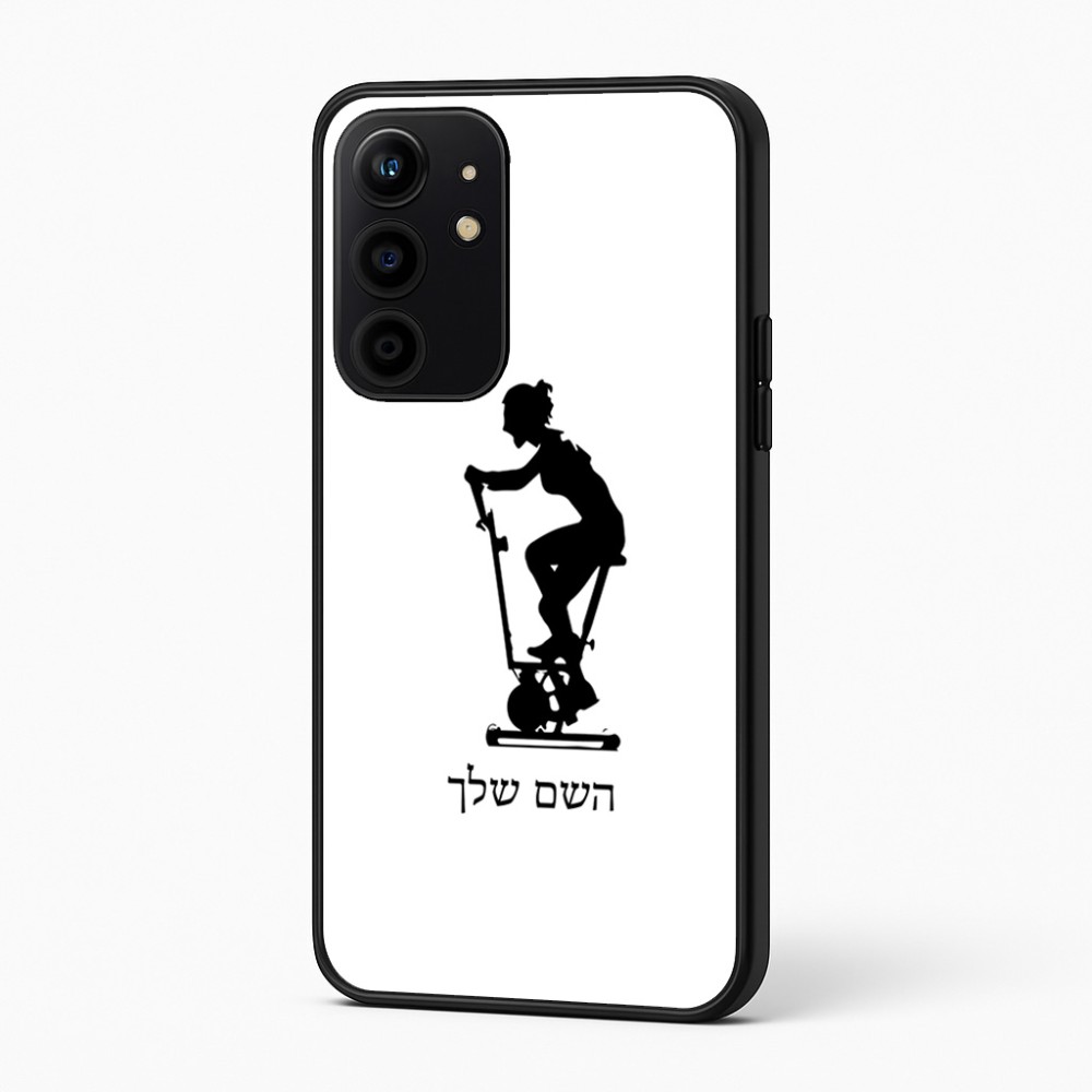 כיסוי בעיצוב אישי עם השם שלך לדגם - Realme 16 Pro+ 5G בעיצוב אימון ספינינג - אישה