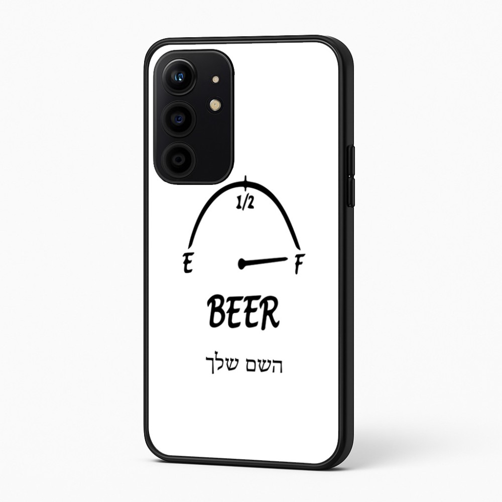 כיסוי בעיצוב אישי עם השם שלך לדגם - Realme 16 Pro+ 5G בעיצוב מיכל של בירה